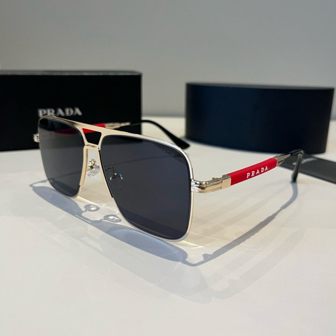 Prada Polarized Fashion Black Lens Sunglasses for Men - 998129 - detail image 3