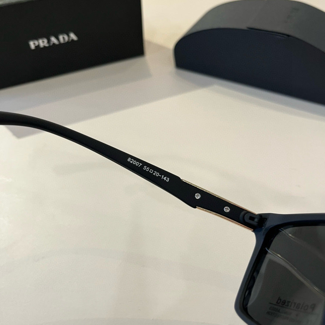 Prada Polarized Fashion Black Lens Sunglasses for Men - 358380 - detail image 9