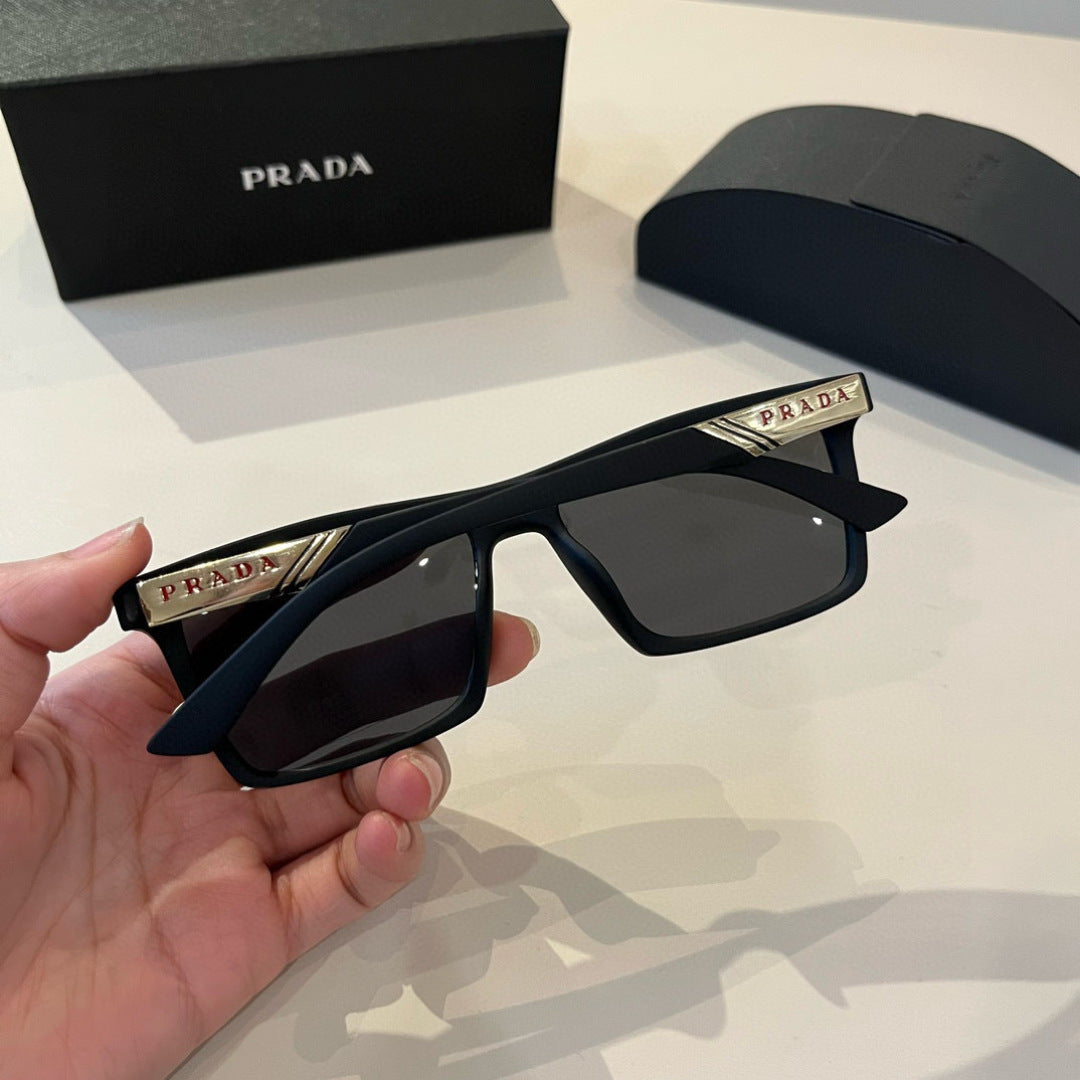 Prada Polarized Fashion Black Lens Sunglasses for Men - 358380 - detail image 6