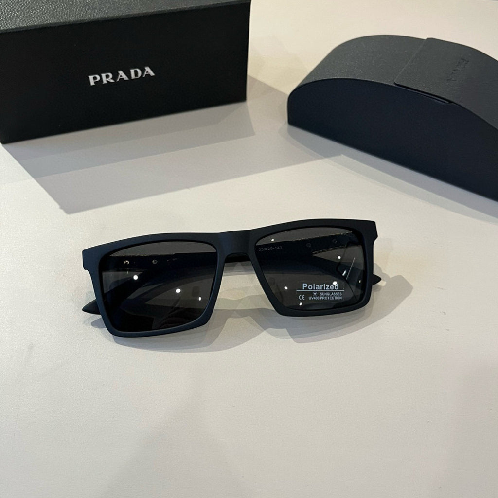 Prada Polarized Fashion Black Lens Sunglasses for Men - 358380 - detail image 5
