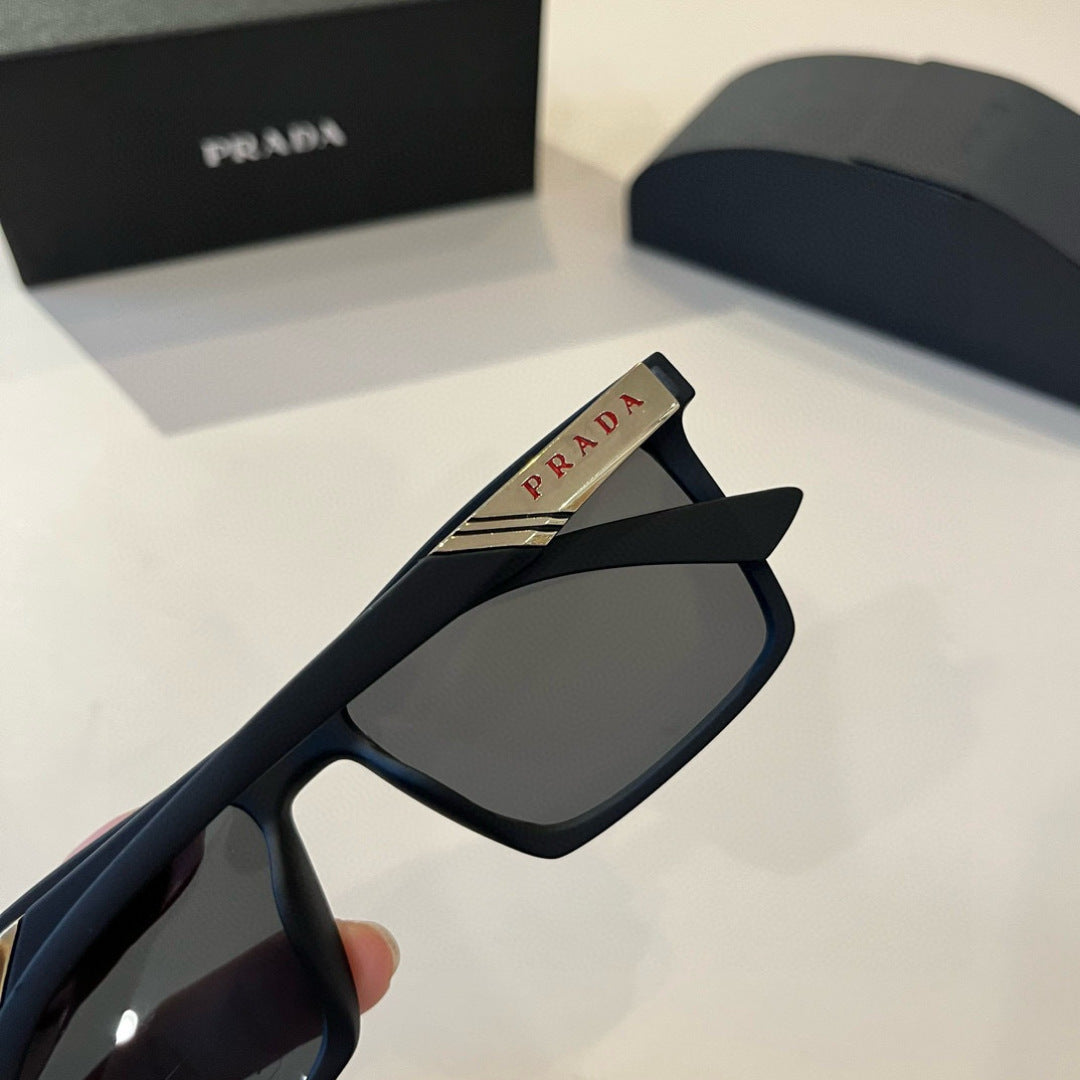 Prada Polarized Fashion Black Lens Sunglasses for Men - 358380 - detail image 7