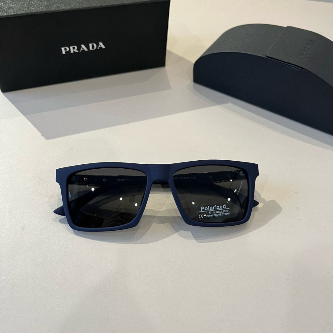 Prada Polarized Fashion Black Lens Sunglasses for Men - 358381 - detail image 4