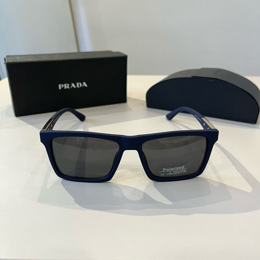 Prada Polarized Fashion Black Lens Sunglasses for Men - 358381 - detail image 2
