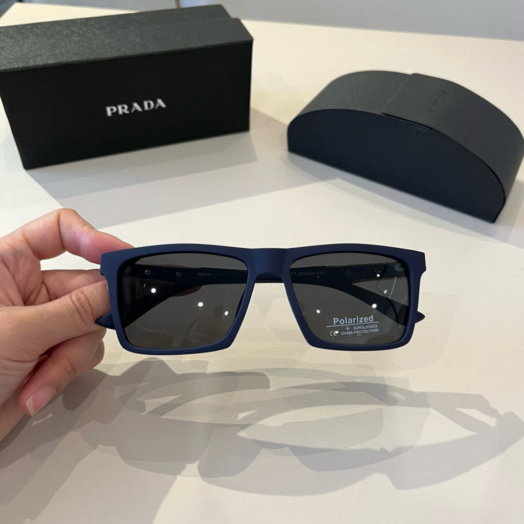 Prada Polarized Fashion Black Lens Sunglasses for Men - 358381 - detail image 5