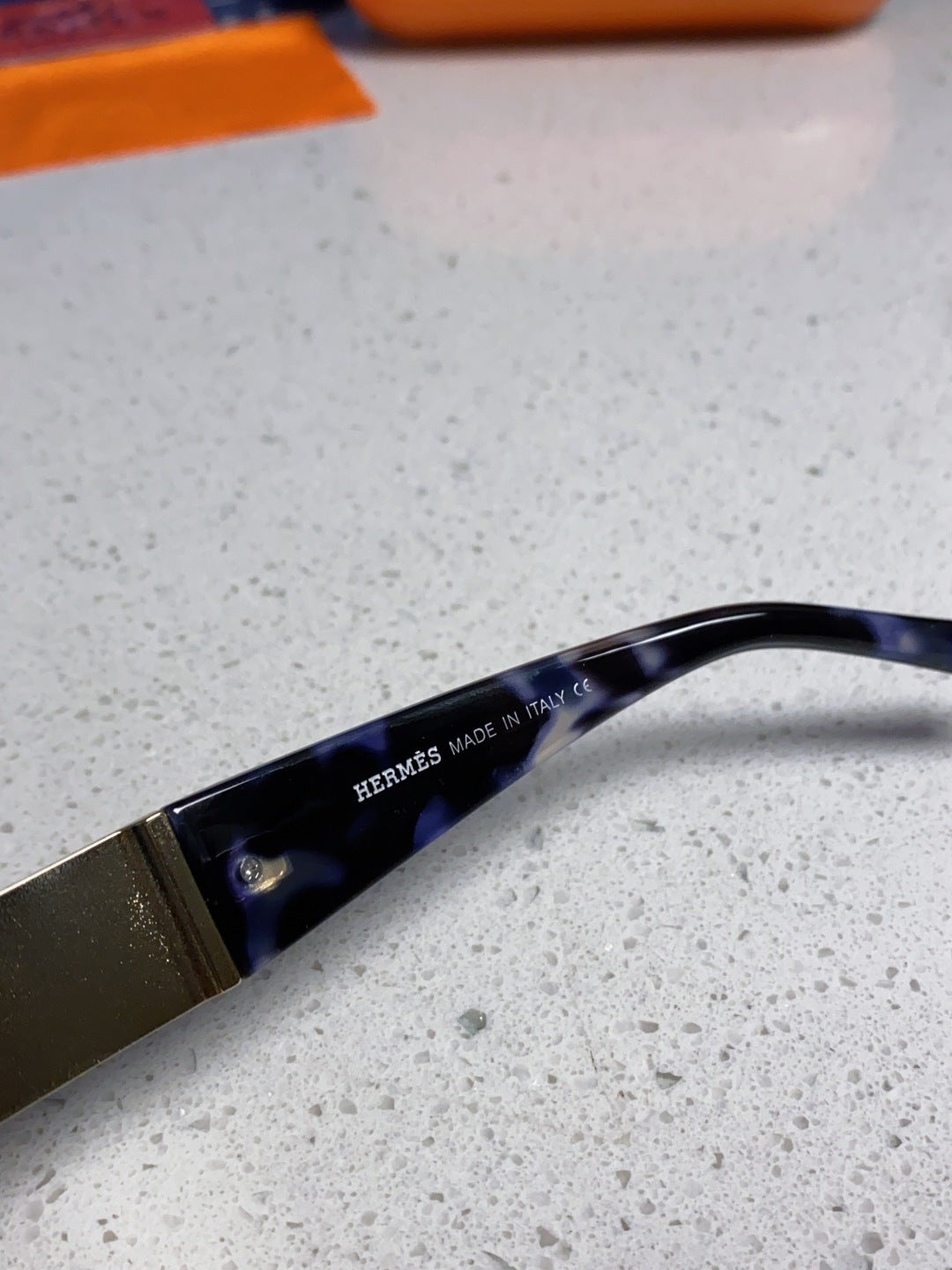 Hermès Cat-Eye Silver Lens Sunglasses for Men & Women - 488103 - detail image 8
