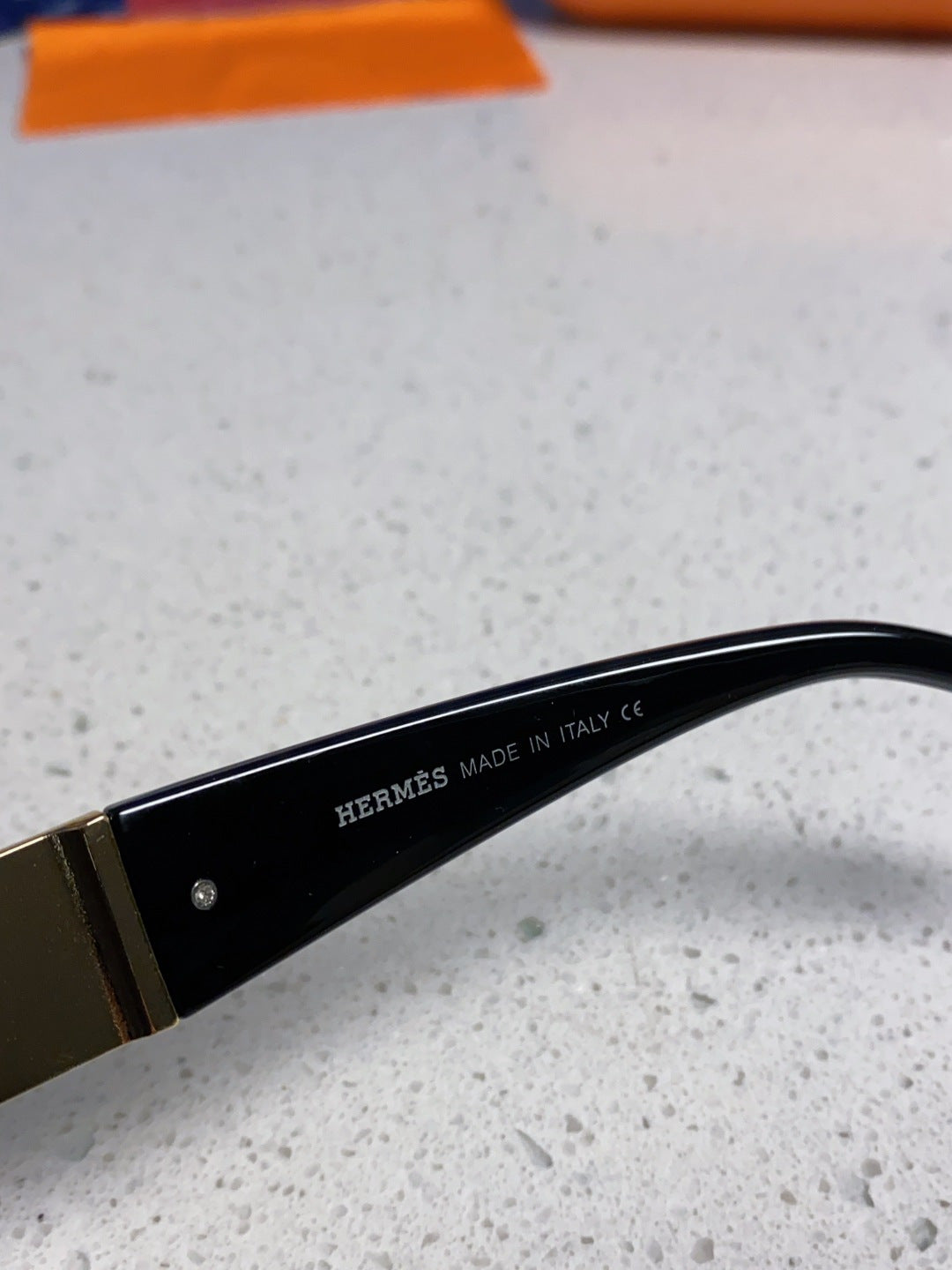 Hermès Cat-Eye Black Lens Sunglasses for Men & Women - detail image 8