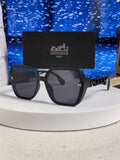 Hermès Polarized Round Black Lens Sunglasses for Women