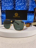 Versace Metal Square Silver Lens Sunglasses for Men & Women