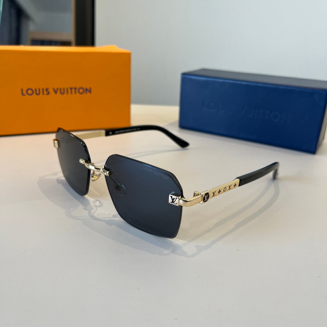 Louis Vuitton Fashion Blue Lens Sunglasses for Men & Women - 357677 - detail image 3