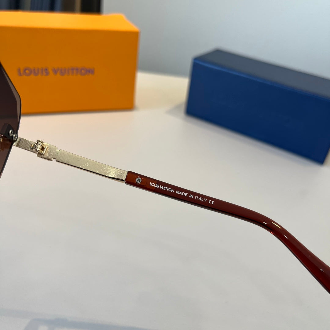 Louis Vuitton Fashion Red Lens Sunglasses for Men & Women - 357678 - detail image 5