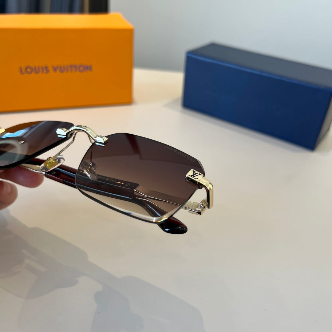 Louis Vuitton Fashion Red Lens Sunglasses for Men & Women - 357678 - detail image 9