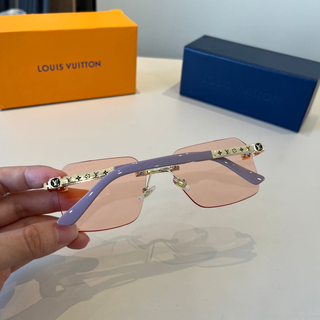 Louis Vuitton Fashion Gold Lens Sunglasses for Men & Women - 357679 - detail image 7