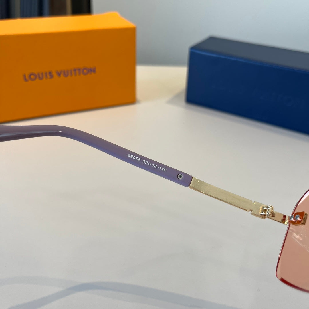 Louis Vuitton Fashion Gold Lens Sunglasses for Men & Women - 357679 - detail image 5