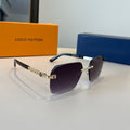 Louis Vuitton Fashion Silver Lens Sunglasses for Men & Women - 357680