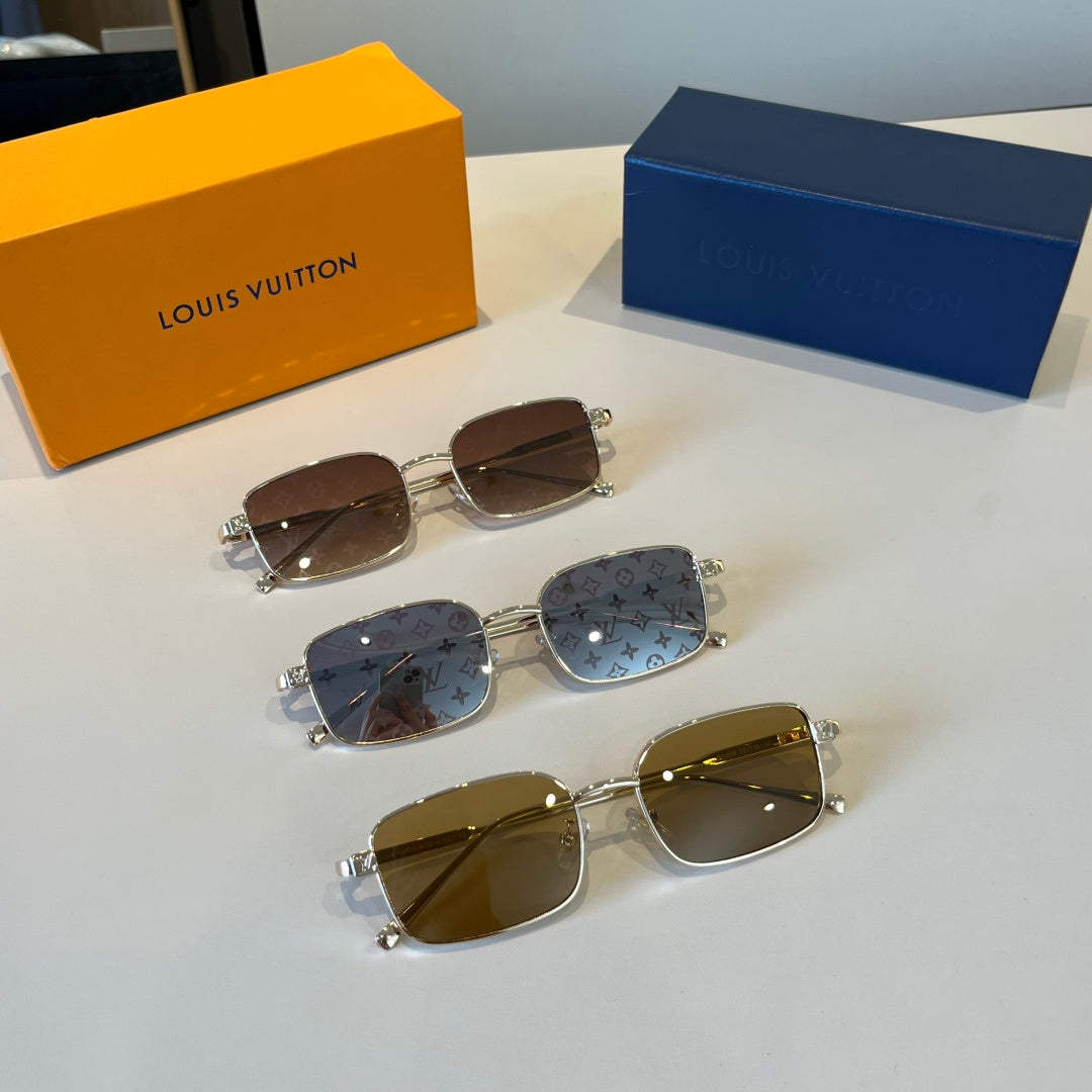 Louis Vuitton Metal Fashion Brown Lens Sunglasses for Men & Women - 357681 - detail image 10