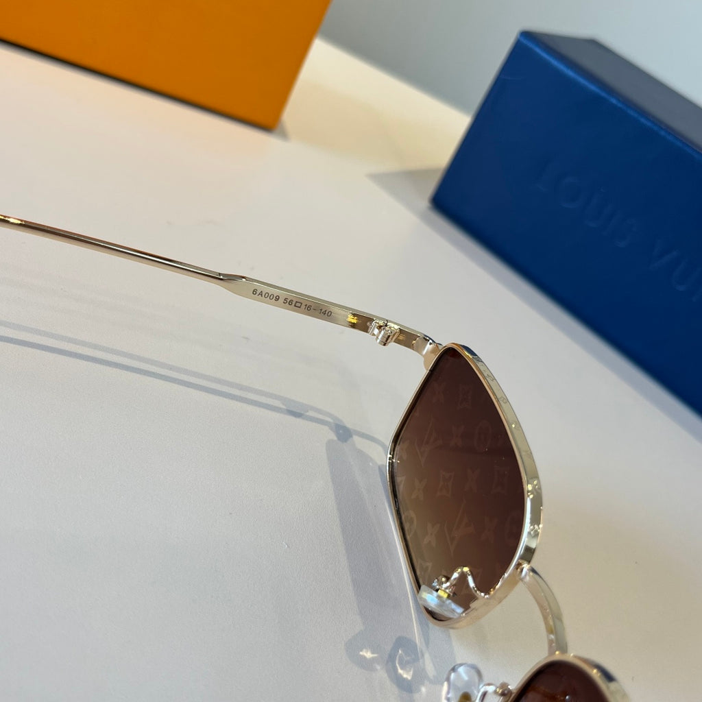 Louis Vuitton Metal Fashion Brown Lens Sunglasses for Men & Women - 357681 - detail image 5