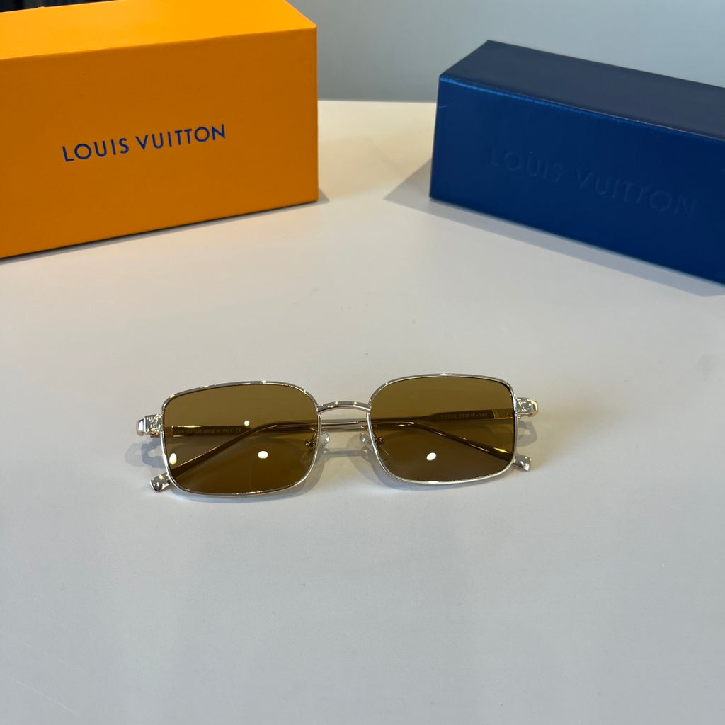 Louis Vuitton Metal Fashion Brown Lens Sunglasses for Men & Women - 357668 - detail image 10