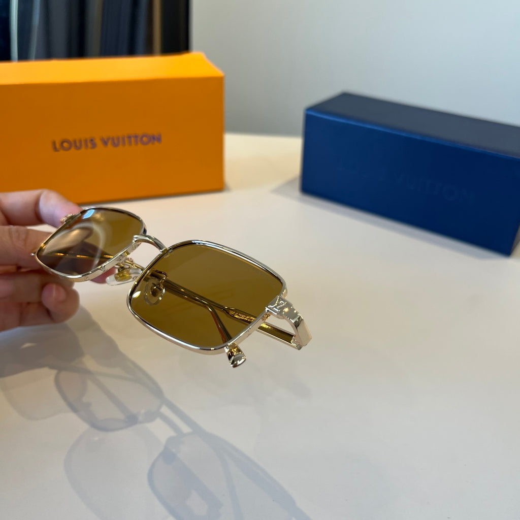 Louis Vuitton Metal Fashion Brown Lens Sunglasses for Men & Women - 357668 - detail image 8