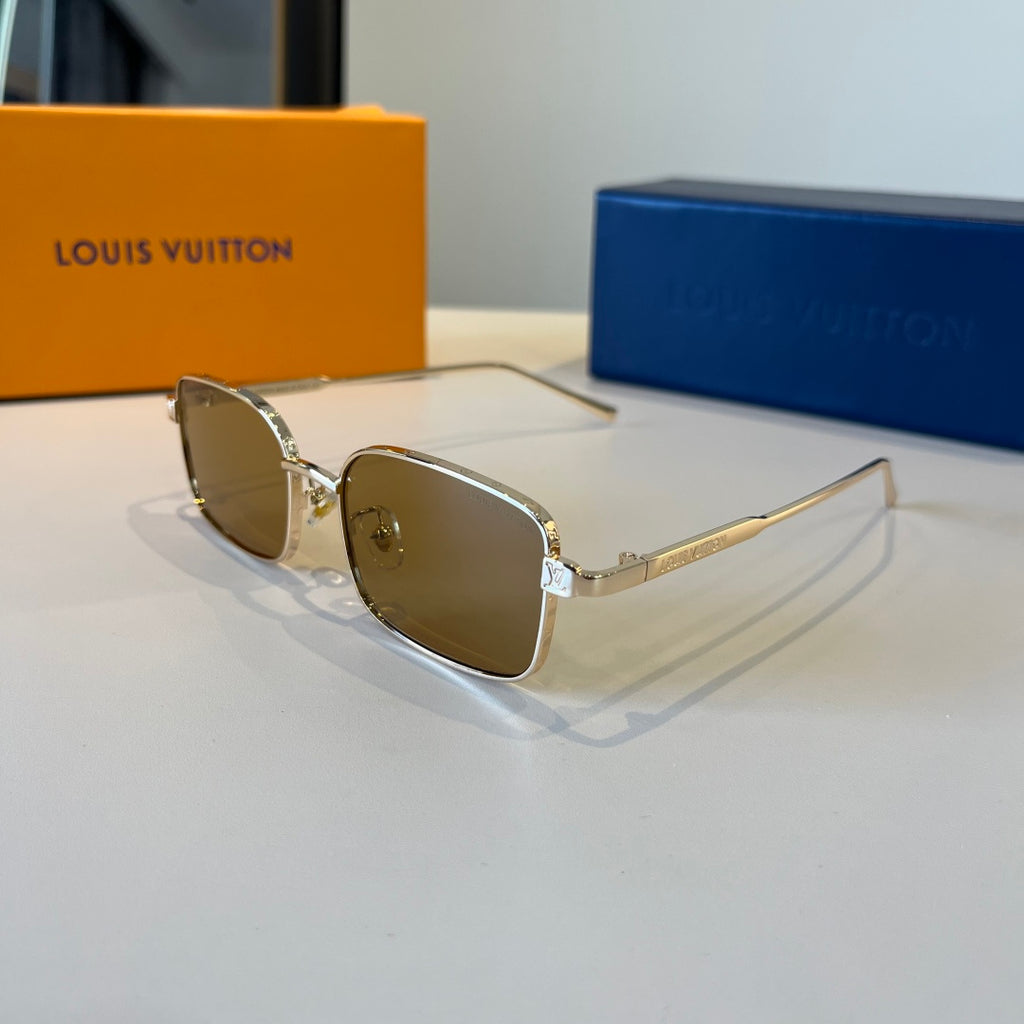 Louis Vuitton Metal Fashion Brown Lens Sunglasses for Men & Women - 357668 - detail image 3