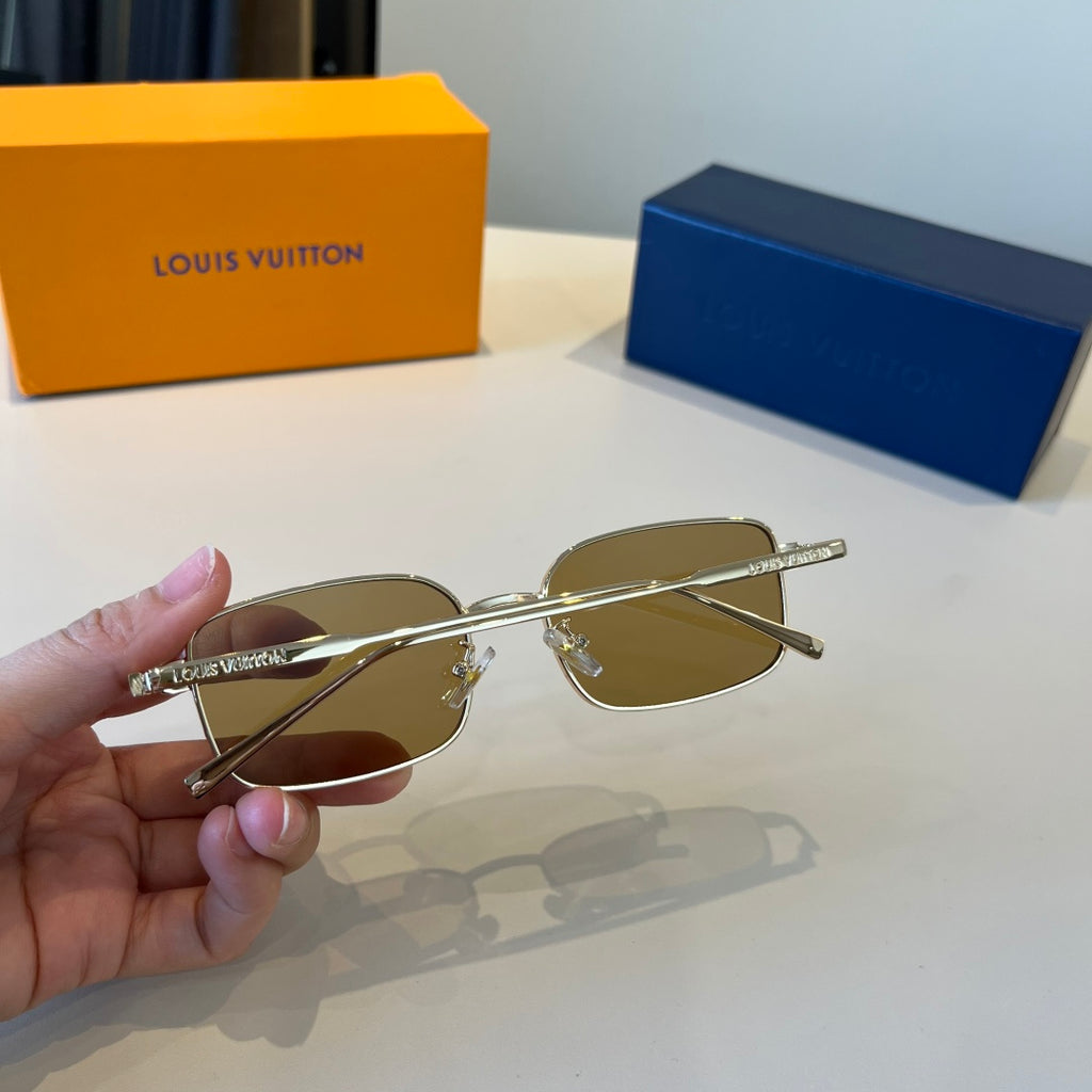 Louis Vuitton Metal Fashion Brown Lens Sunglasses for Men & Women - 357668 - detail image 7