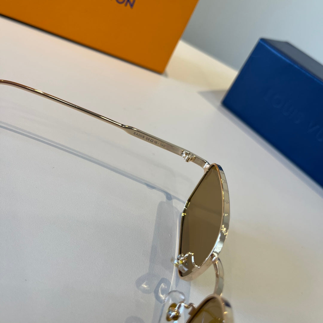 Louis Vuitton Metal Fashion Brown Lens Sunglasses for Men & Women - 357668 - detail image 5