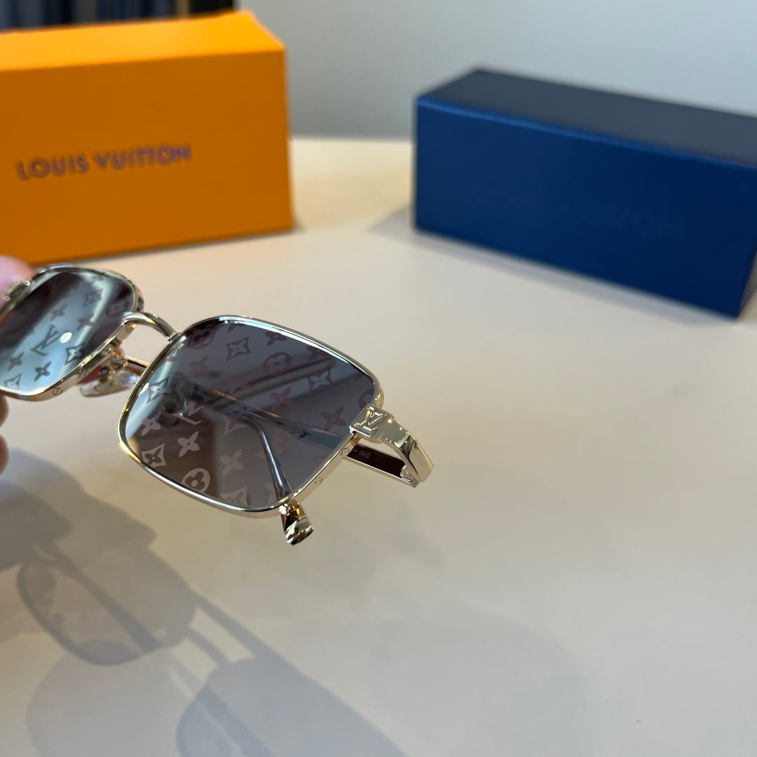 Louis Vuitton Metal Fashion Silver Lens Sunglasses for Men & Women - 357669 - detail image 8