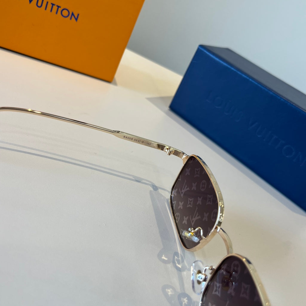 Louis Vuitton Metal Fashion Silver Lens Sunglasses for Men & Women - 357669 - detail image 5