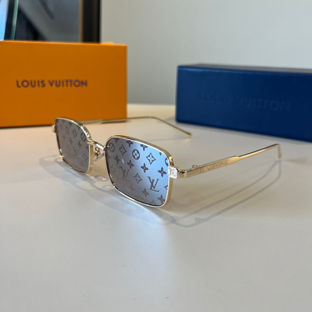 Louis Vuitton Metal Fashion Silver Lens Sunglasses for Men & Women - 357669 - detail image 3