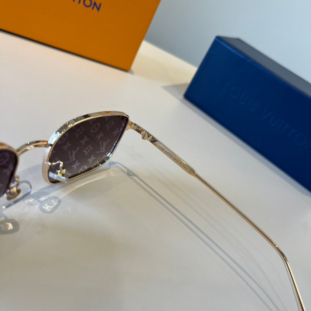 Louis Vuitton Metal Fashion Silver Lens Sunglasses for Men & Women - 357669 - detail image 4