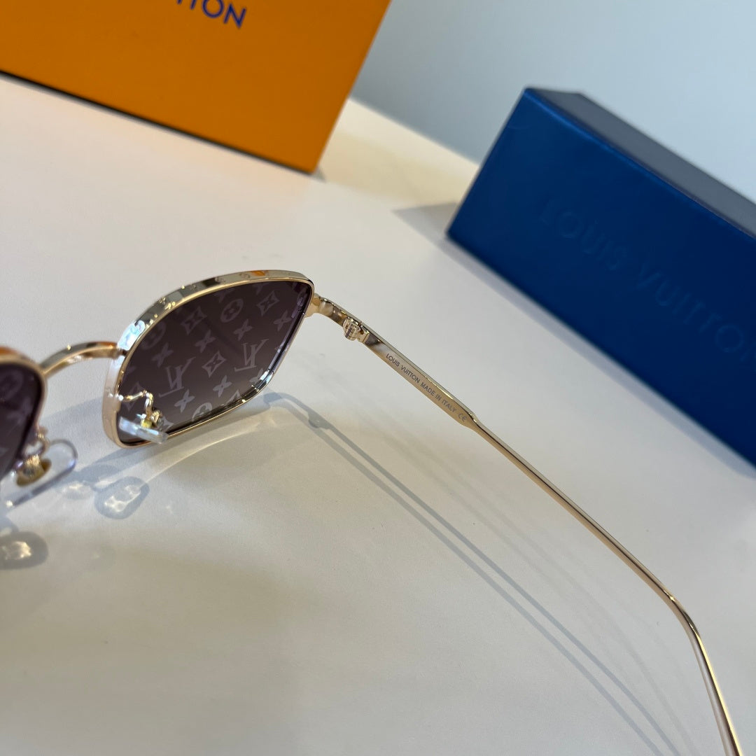 Louis Vuitton Metal Fashion Silver Lens Sunglasses for Men & Women - 357669 - detail image 4