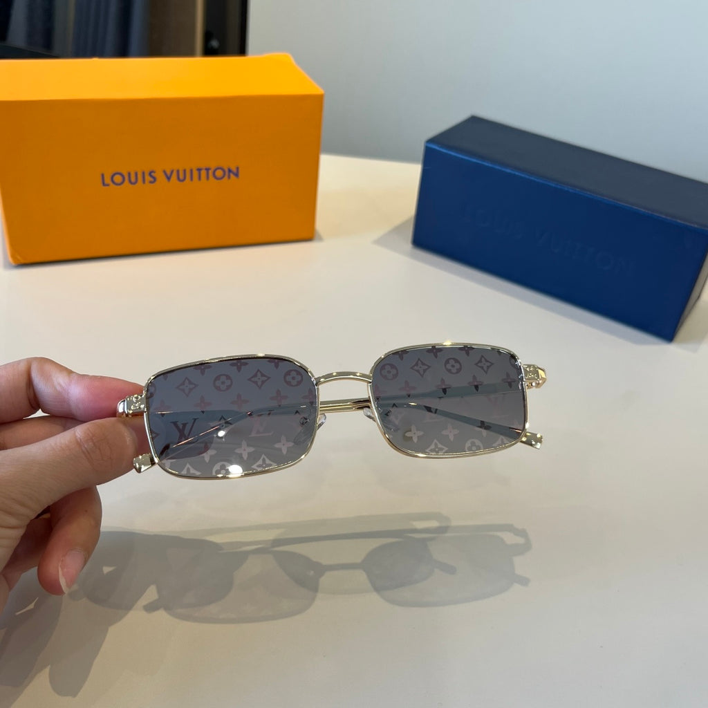 Louis Vuitton Metal Fashion Silver Lens Sunglasses for Men & Women - 357669 - detail image 9
