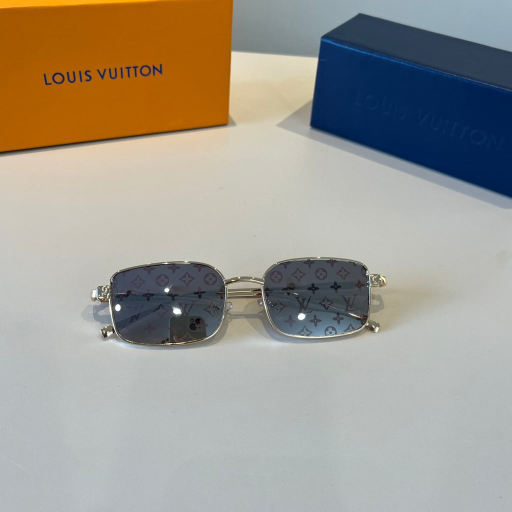 Louis Vuitton Metal Fashion Silver Lens Sunglasses for Men & Women - 357669 - detail image 10