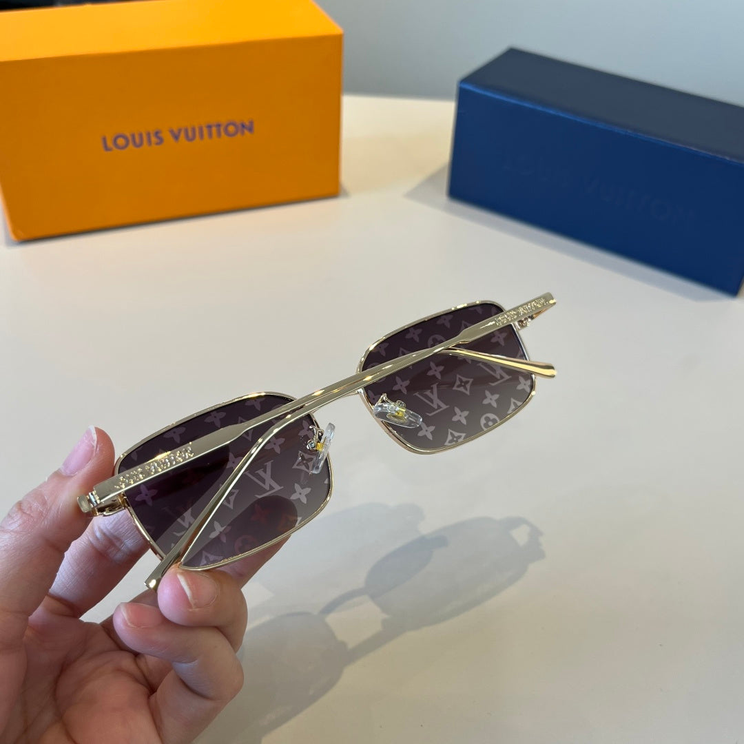 Louis Vuitton Metal Fashion Silver Lens Sunglasses for Men & Women - 357669 - detail image 7