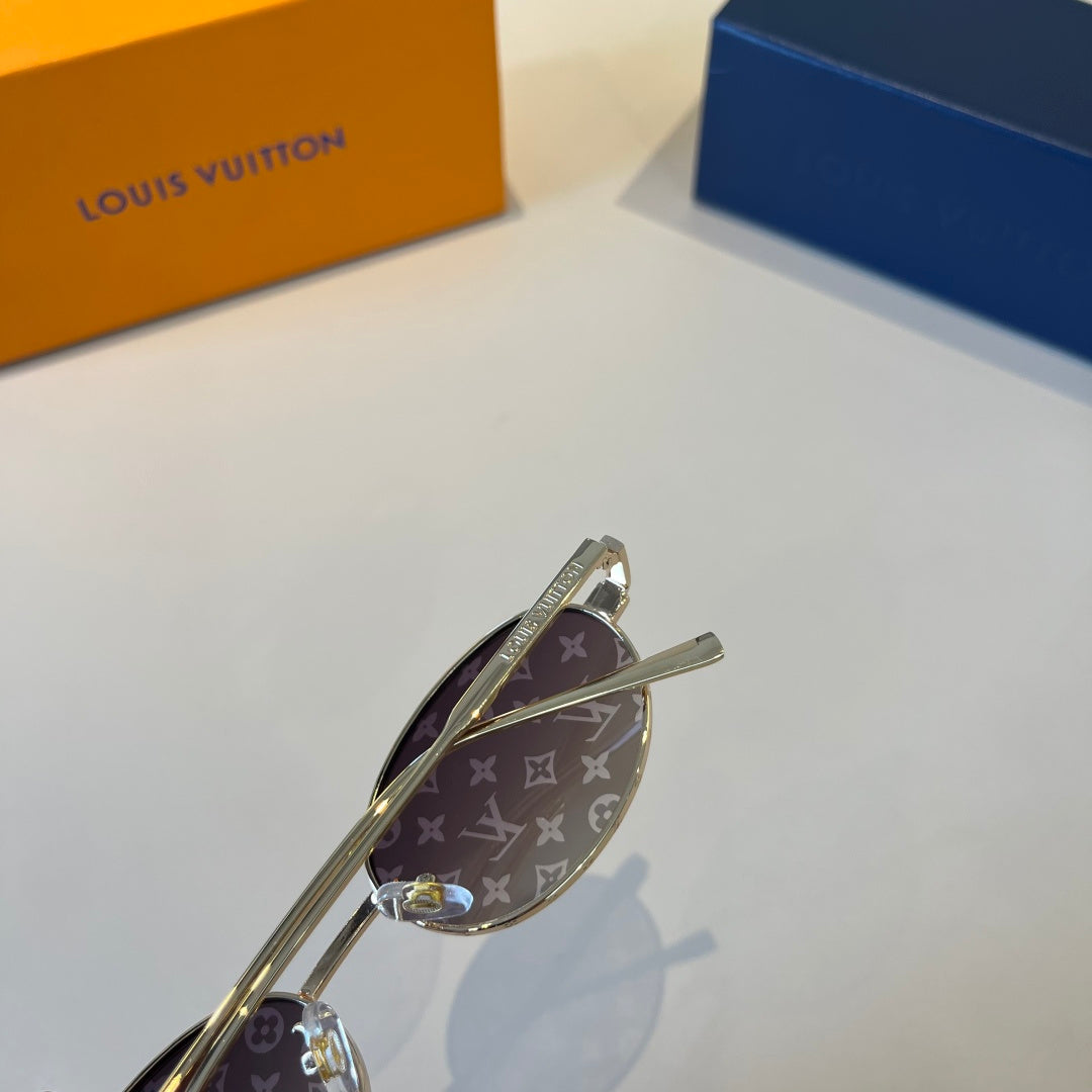 Louis Vuitton Metal Fashion Silver Lens Sunglasses for Men & Women - 357672 - detail image 6