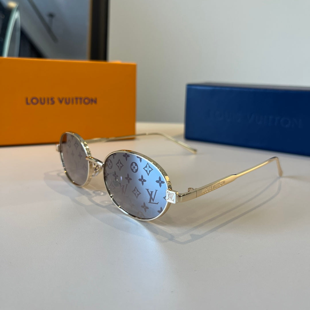 Louis Vuitton Metal Fashion Silver Lens Sunglasses for Men & Women - 357672 - detail image 3
