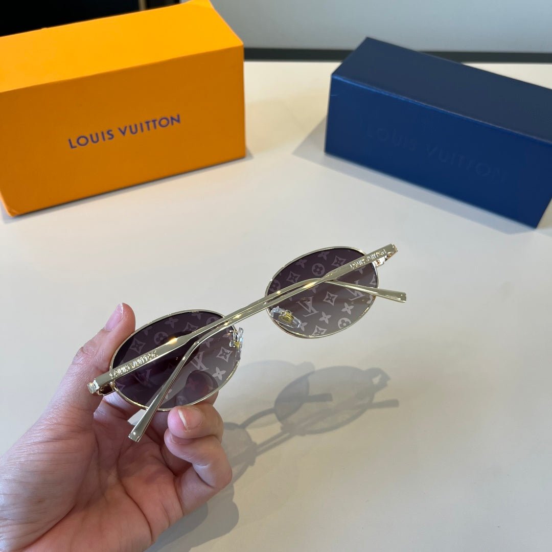 Louis Vuitton Metal Fashion Silver Lens Sunglasses for Men & Women - 357672 - detail image 7