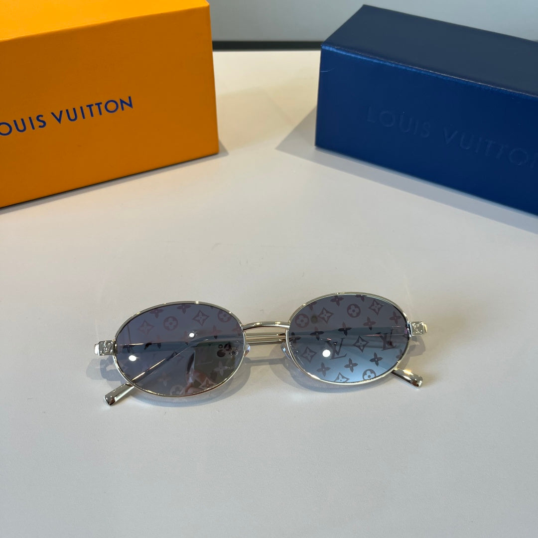 Louis Vuitton Metal Fashion Silver Lens Sunglasses for Men & Women - 357672 - detail image 8