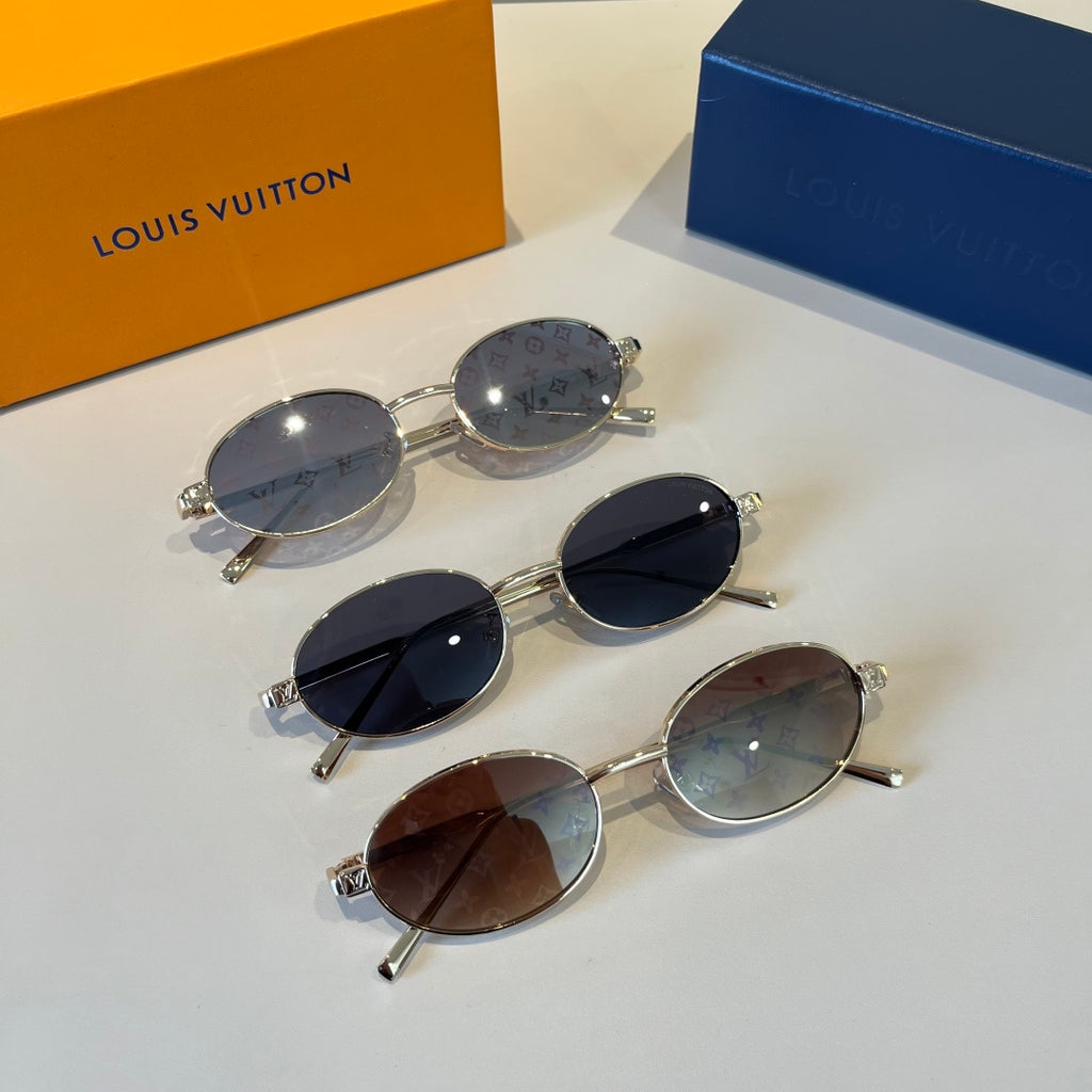 Louis Vuitton Metal Fashion Silver Lens Sunglasses for Men & Women - 357672 - detail image 9
