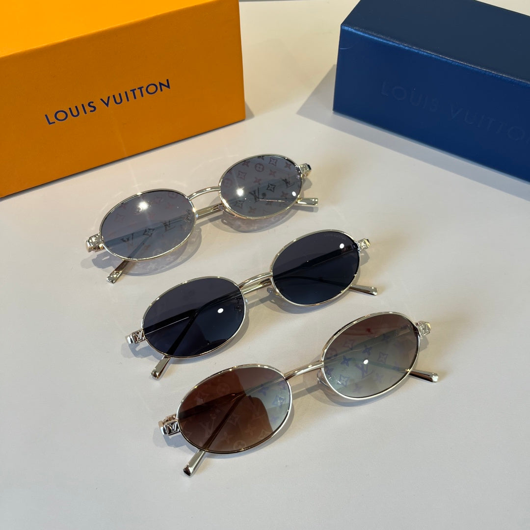 Louis Vuitton Metal Fashion Silver Lens Sunglasses for Men & Women - 357672 - detail image 9