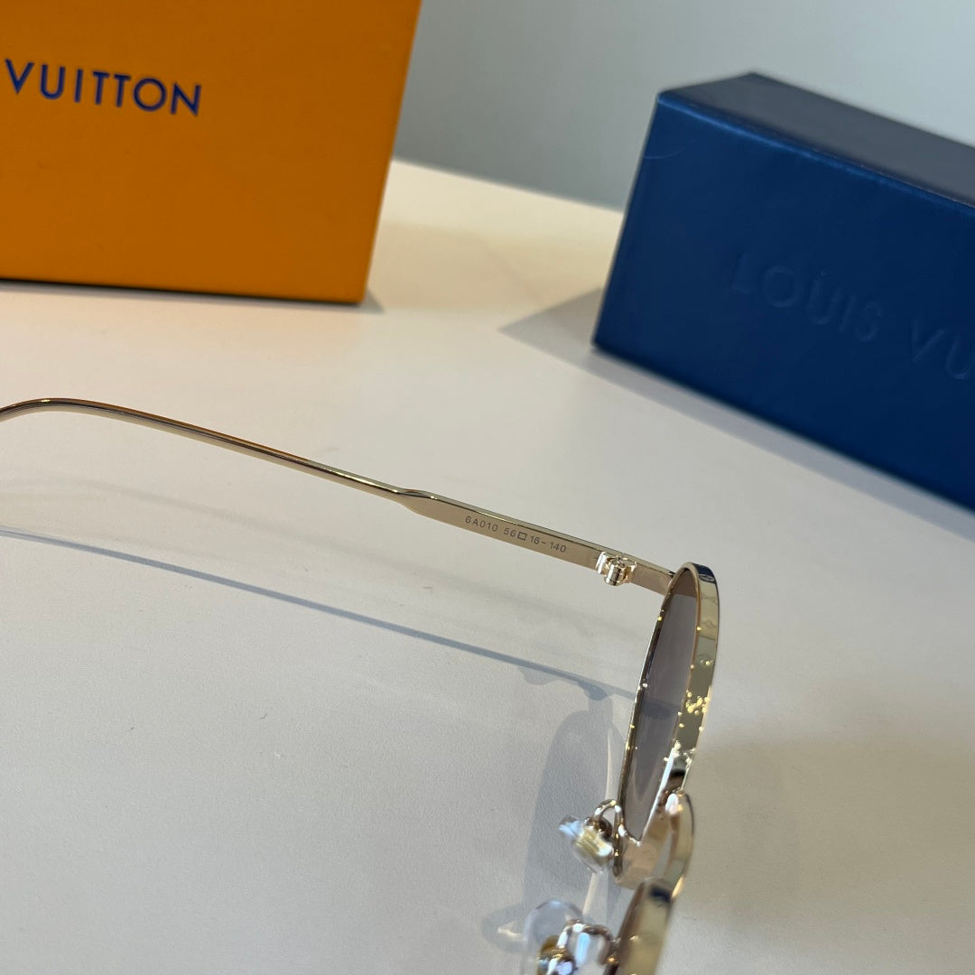 Louis Vuitton Metal Fashion Silver Lens Sunglasses for Men & Women - 357672 - detail image 5