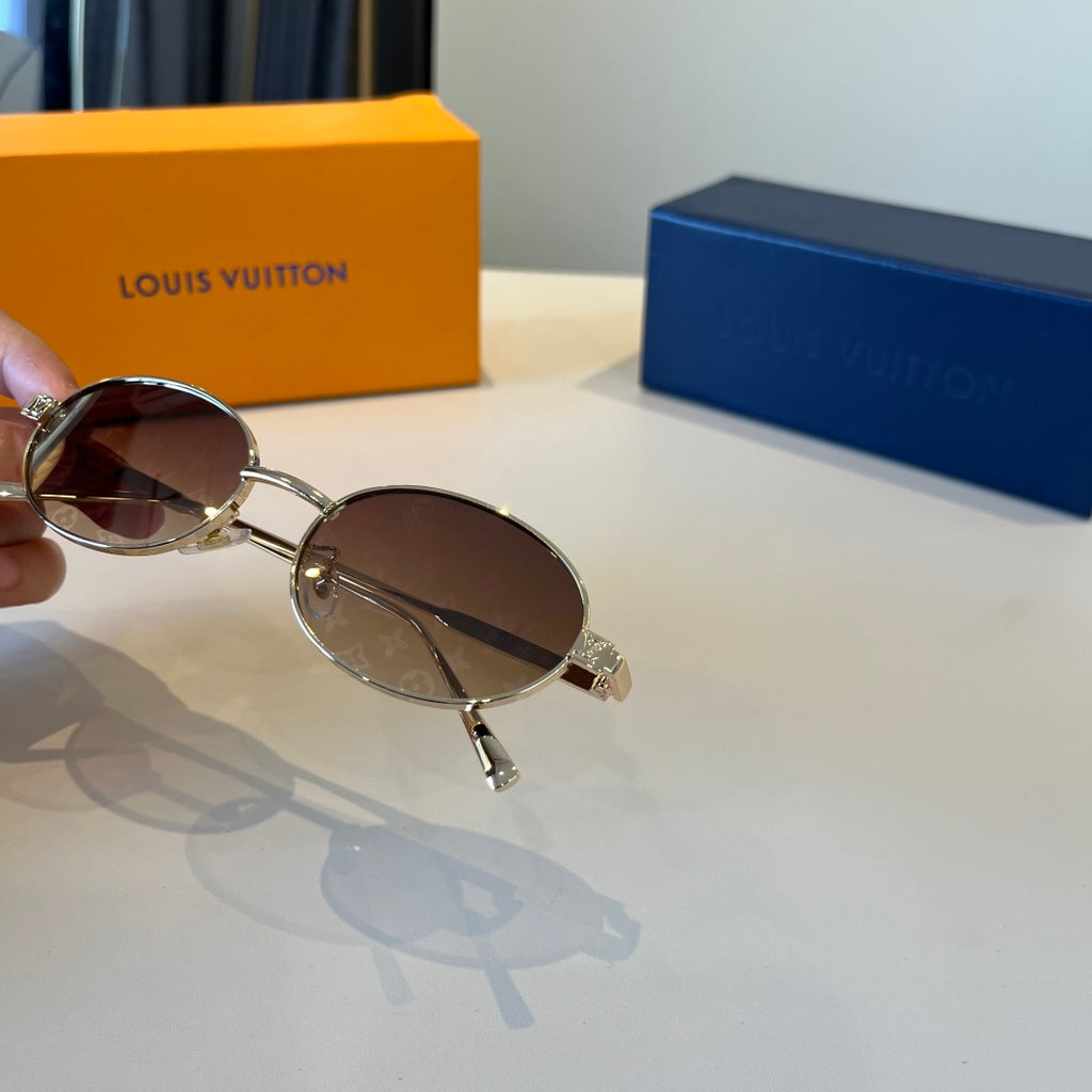 Louis Vuitton Metal Fashion Brown Lens Sunglasses for Men & Women - 357674 - detail image 8