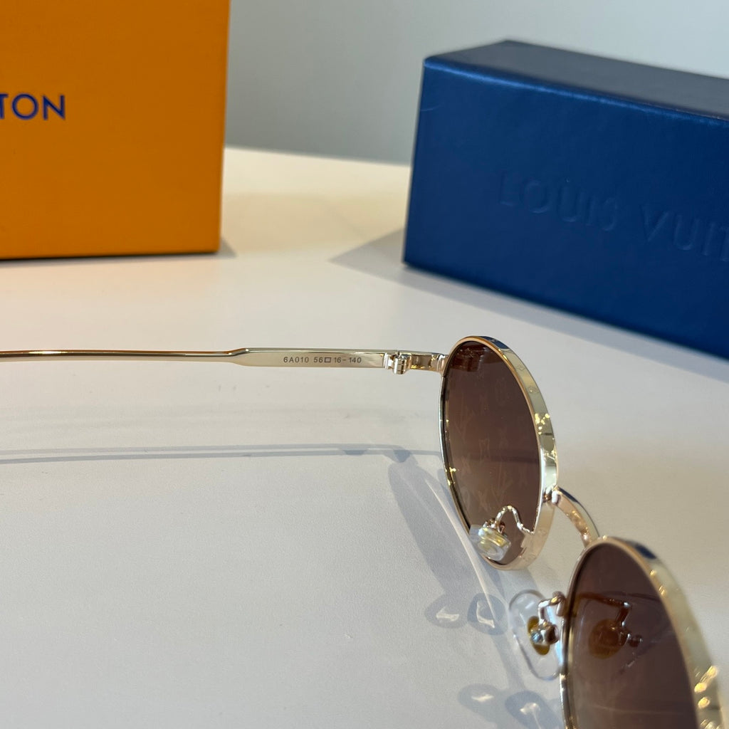 Louis Vuitton Metal Fashion Brown Lens Sunglasses for Men & Women - 357674 - detail image 5