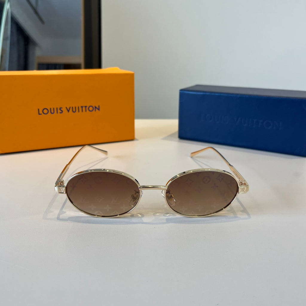 Louis Vuitton Metal Fashion Brown Lens Sunglasses for Men & Women - 357674 - detail image 2