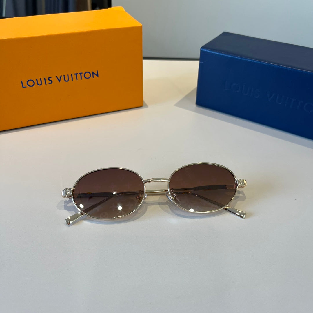 Louis Vuitton Metal Fashion Brown Lens Sunglasses for Men & Women - 357674 - detail image 9