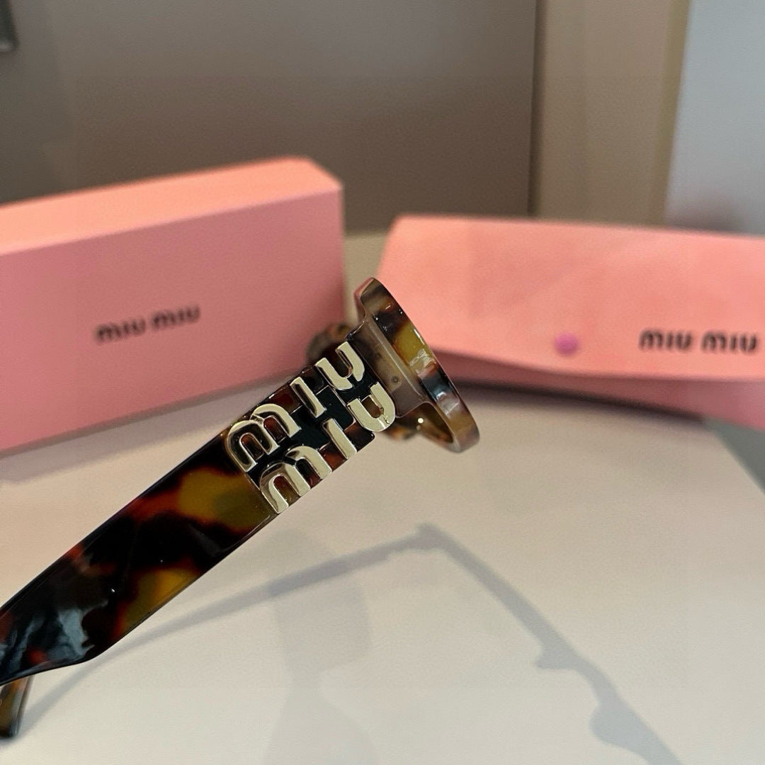 Miu Miu Cat-Eye Gold Lens Sunglasses for Men & Women - 399157 - detail image 2