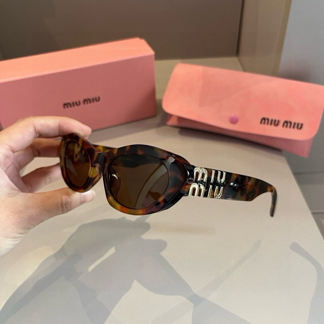 Miu Miu Cat-Eye Gold Lens Sunglasses for Men & Women - 399157 - detail image 5