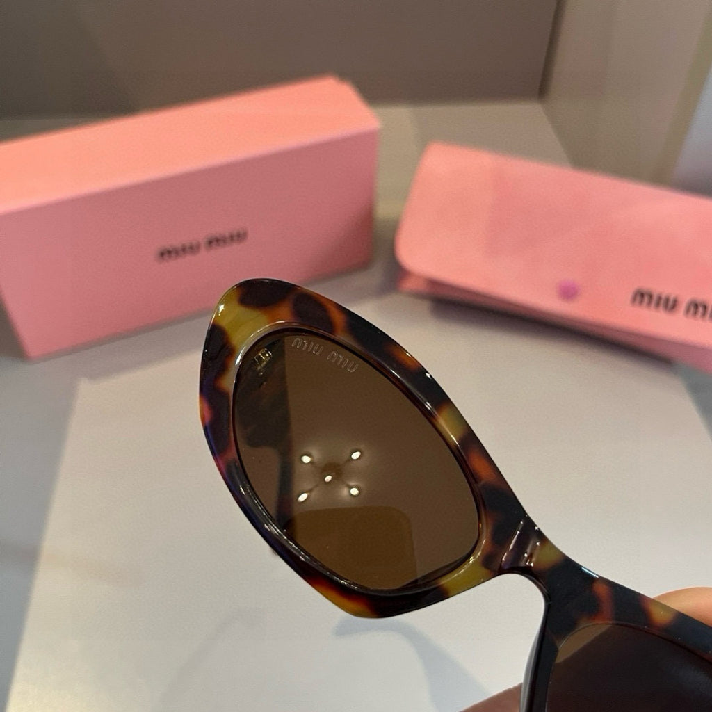 Miu Miu Cat-Eye Gold Lens Sunglasses for Men & Women - 399157 - detail image 6