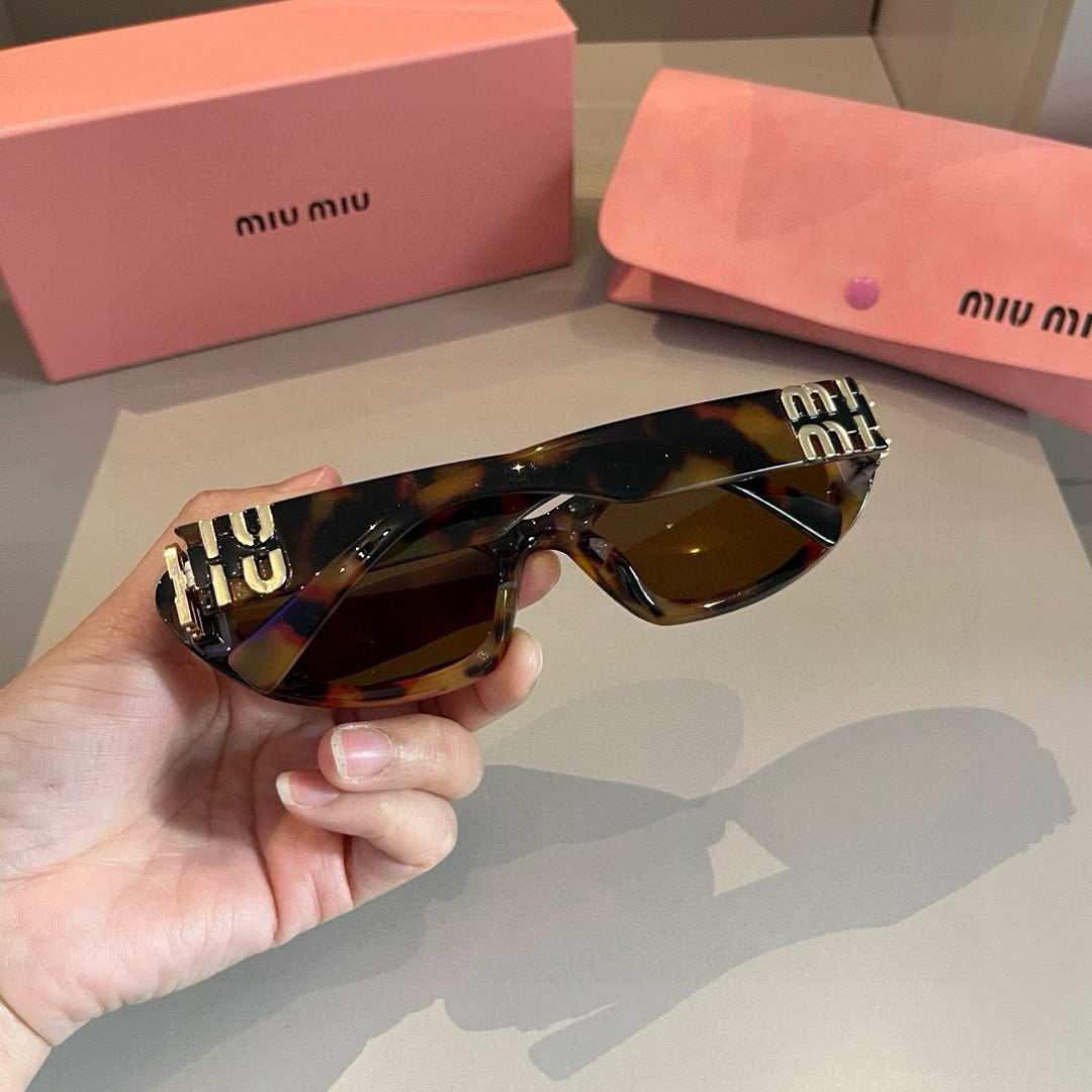 Miu Miu Cat-Eye Gold Lens Sunglasses for Men & Women - 399157 - detail image 9