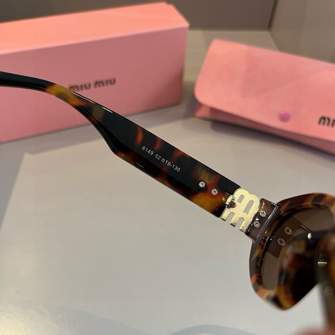 Miu Miu Cat-Eye Gold Lens Sunglasses for Men & Women - 399157 - detail image 8
