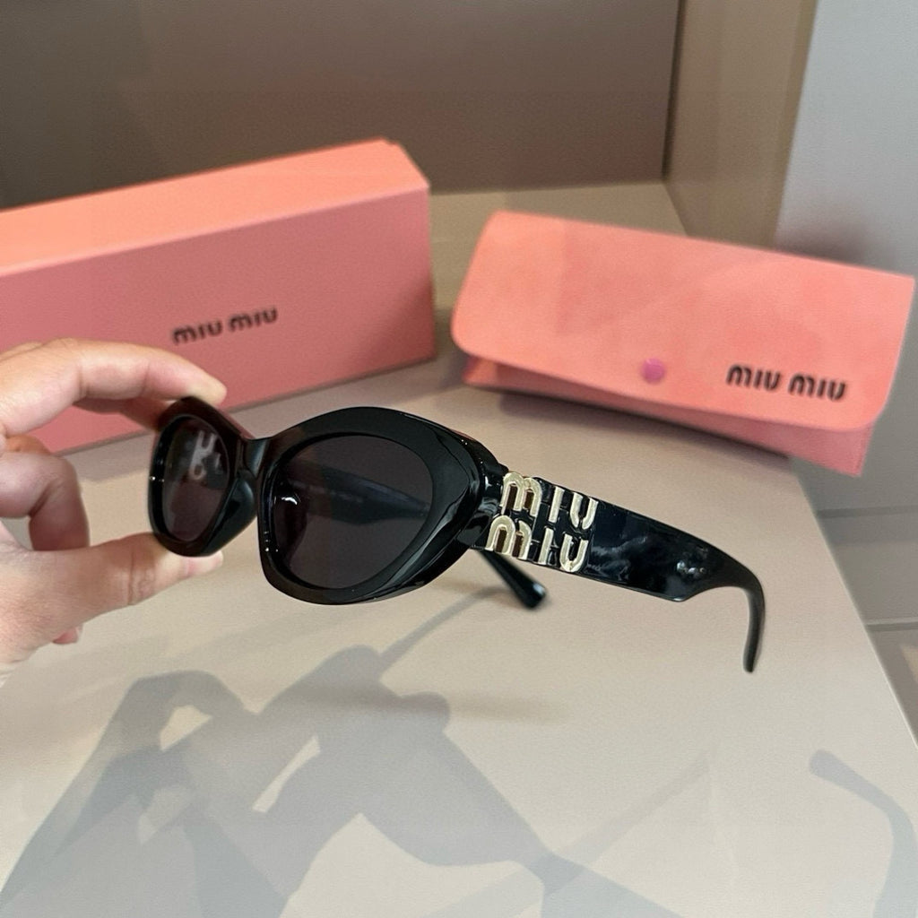 Miu Miu Cat-Eye Gold Lens Sunglasses for Men & Women - 399158 - detail image 4